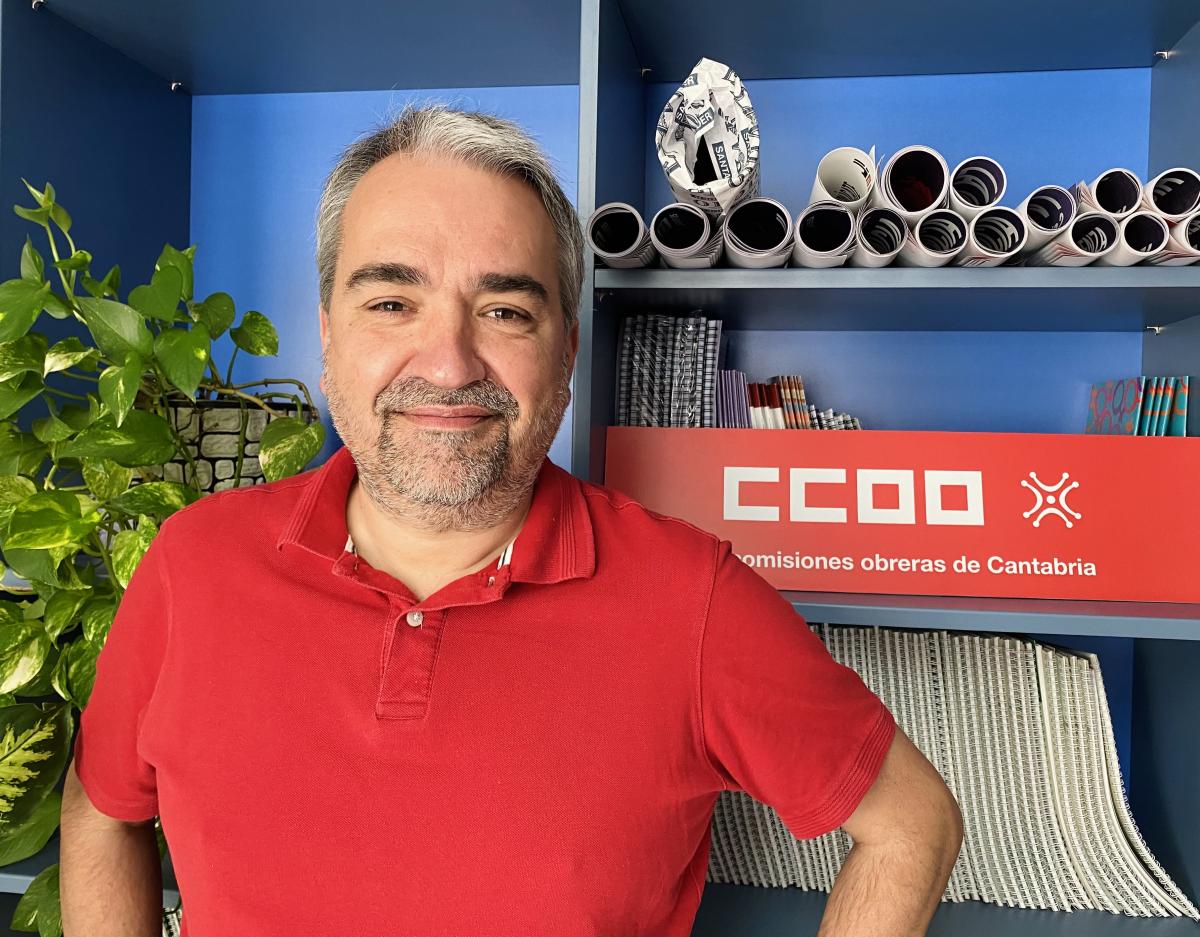 David Estvez, secretario general de la FSC-CCOO